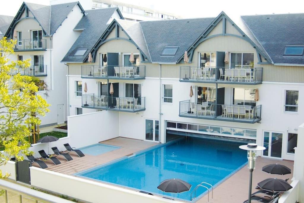 Les Planches , Bel Appartement En Bord De Mer Bénodet エクステリア 写真